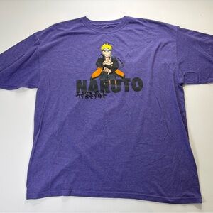 Naruto Purple Graphic T-Shirt